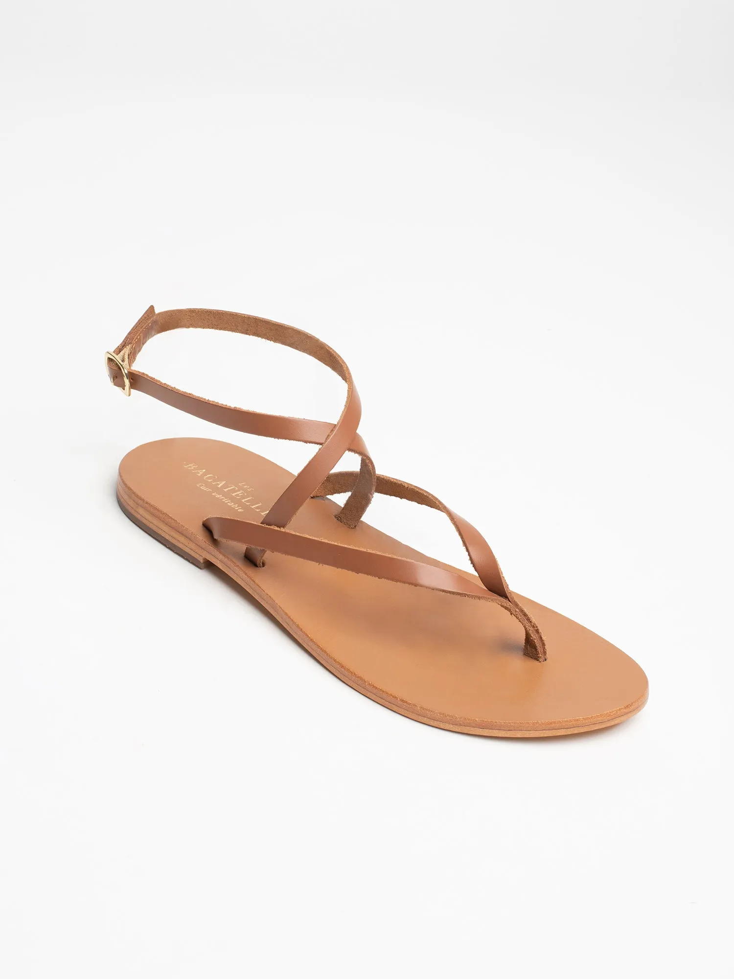 RIKO Sandale neutre en cuir