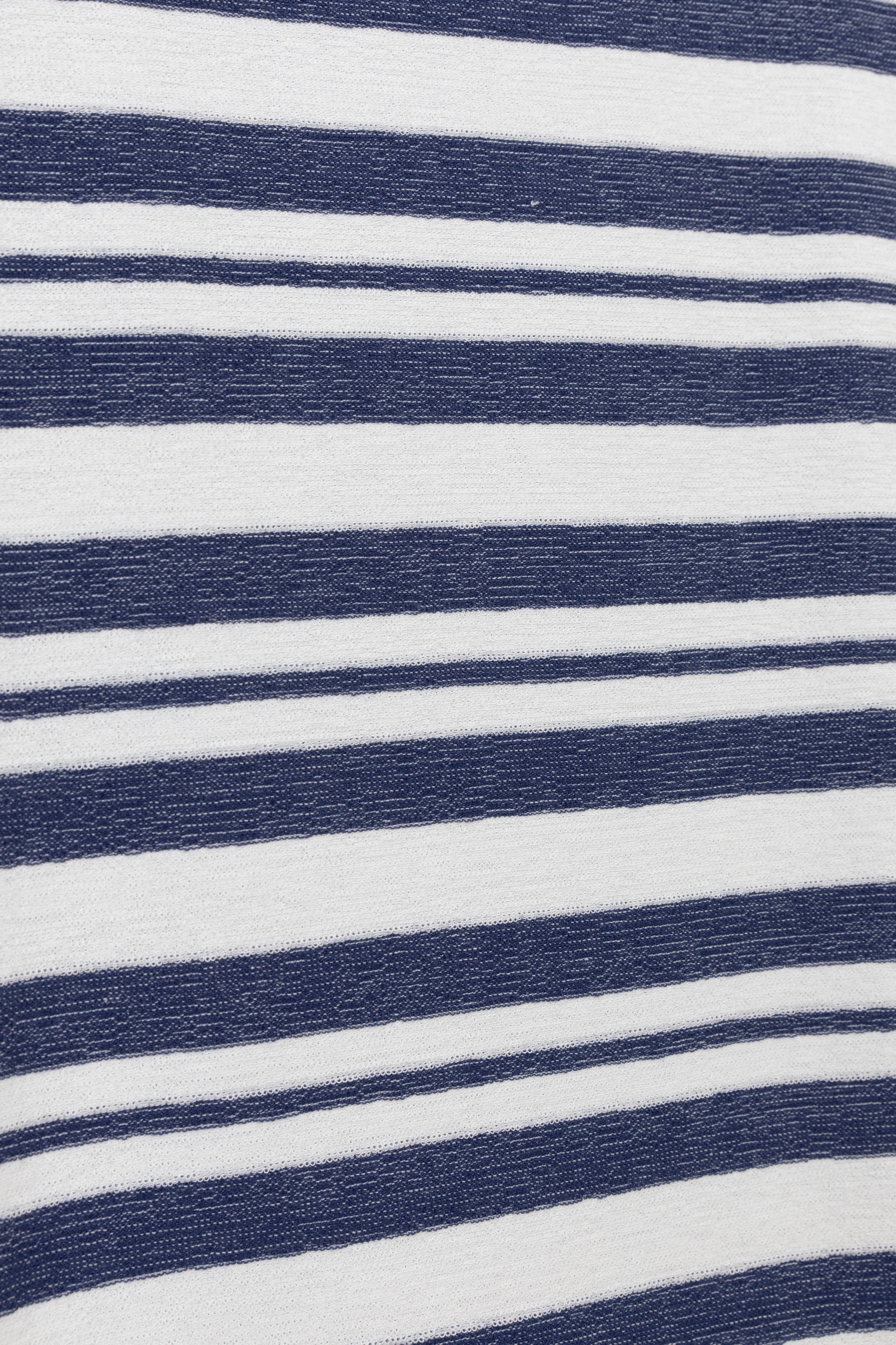 Robe en jersey avec rayures - bleu