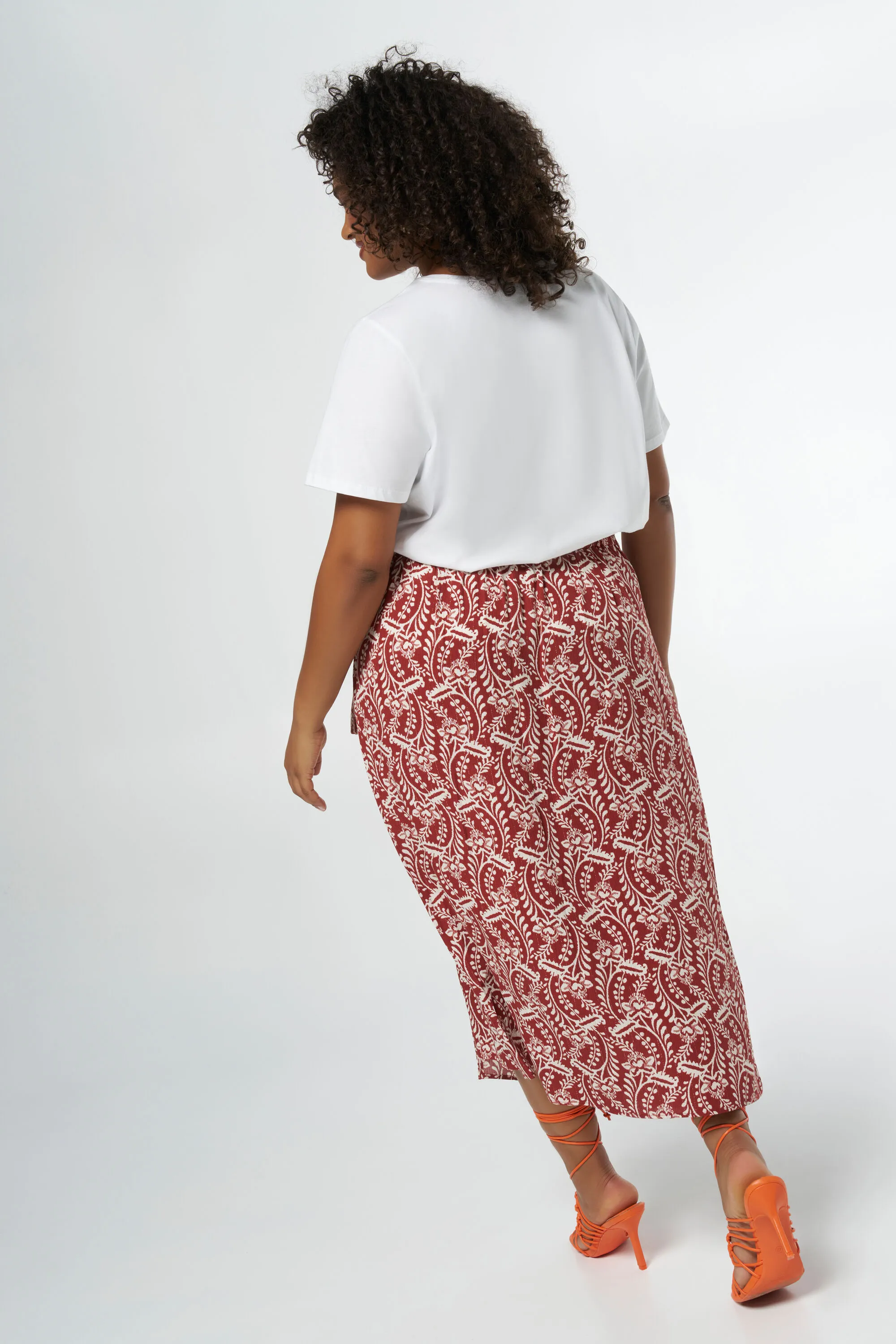 Robe portefeuille à imprimé