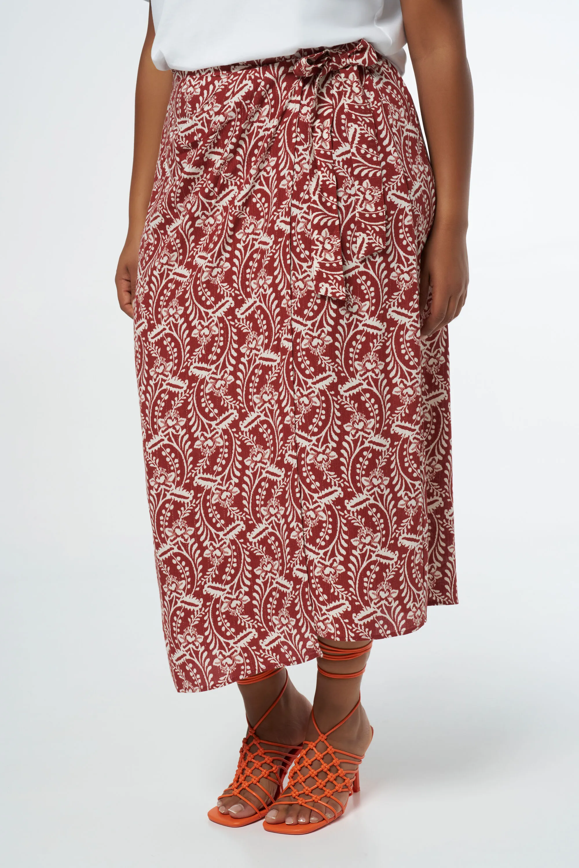 Robe portefeuille à imprimé