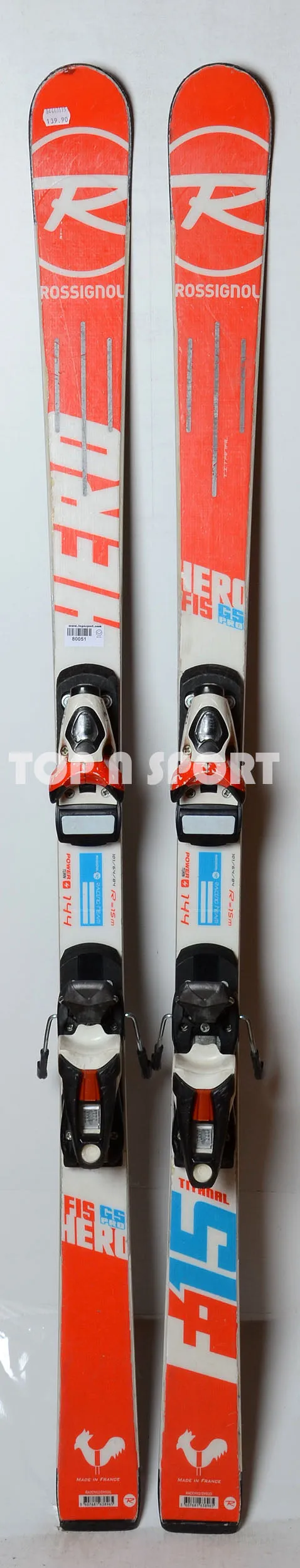 Rossignol HERO FIS GS PRO R20 - skis d'occasion Junior