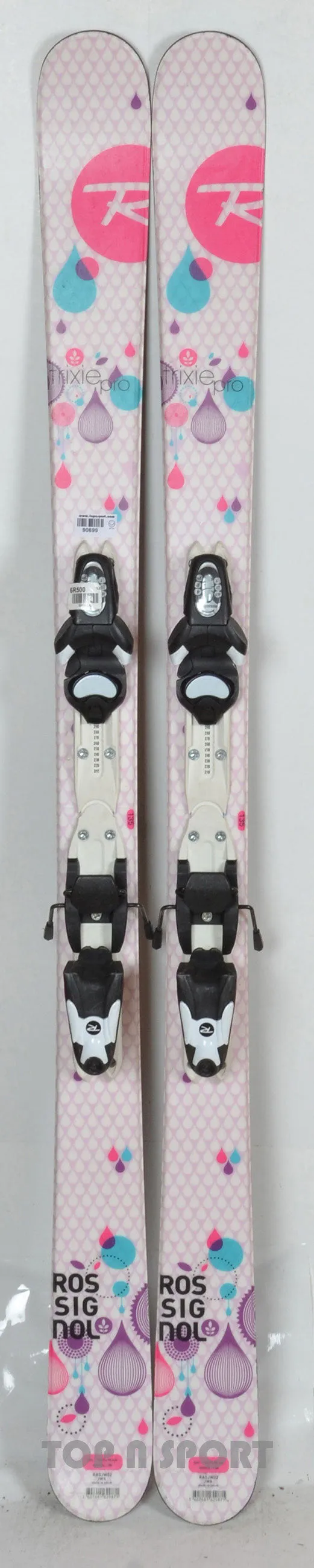 Rossignol TRIXIE PRO white - skis d'occasion Junior