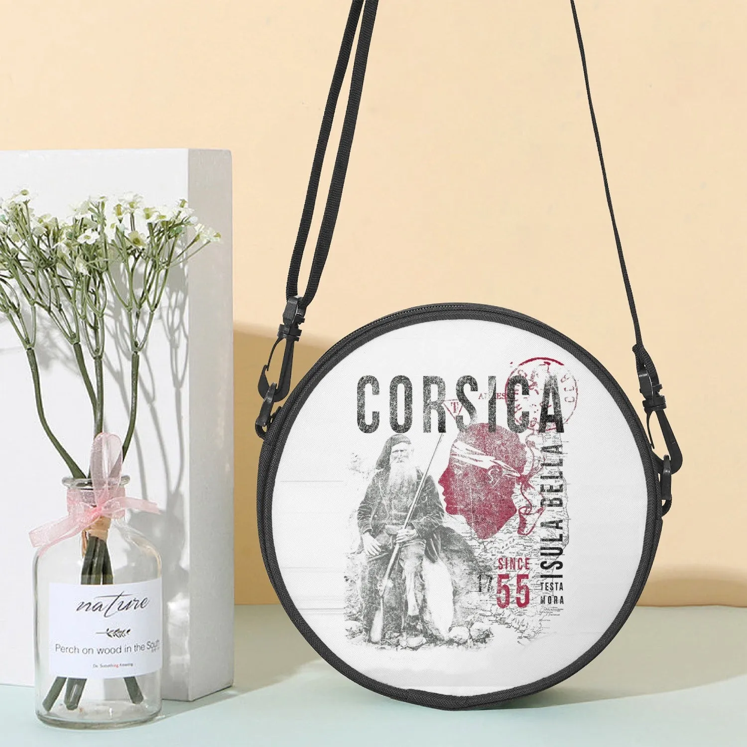 Sac cartable rond Isula Bella