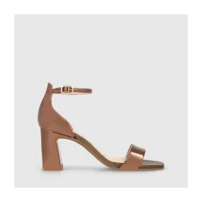 Sandale bronze effet miroir | LODI Chaussures pour femmes en ligne.