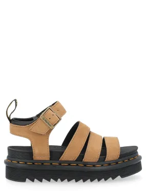 Sandale Dr Martens Blaire en cuir nubuck beige
