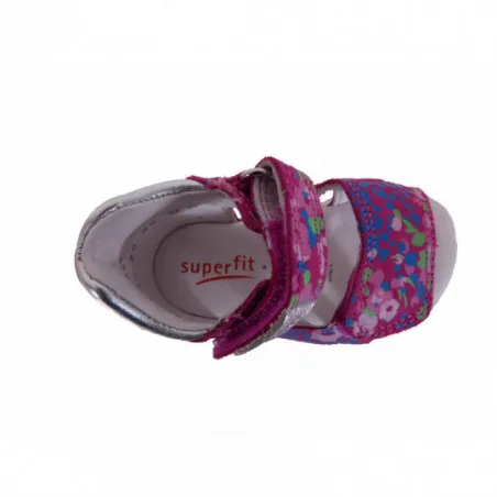 Sandale Fille Superfit à velcro cuir l Igert