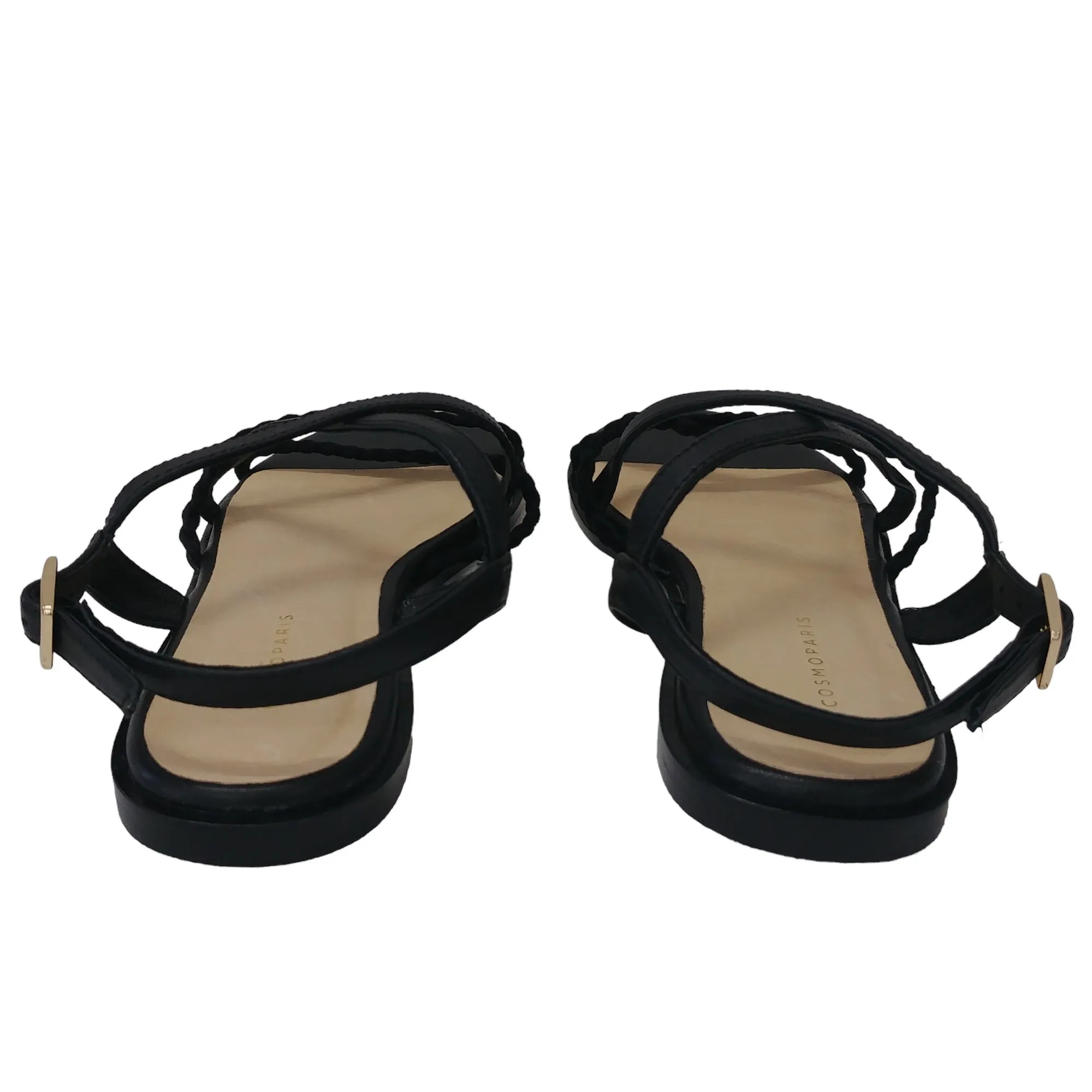 Sandales neuves Cosmoparis Hijia P 38 en cuir noir