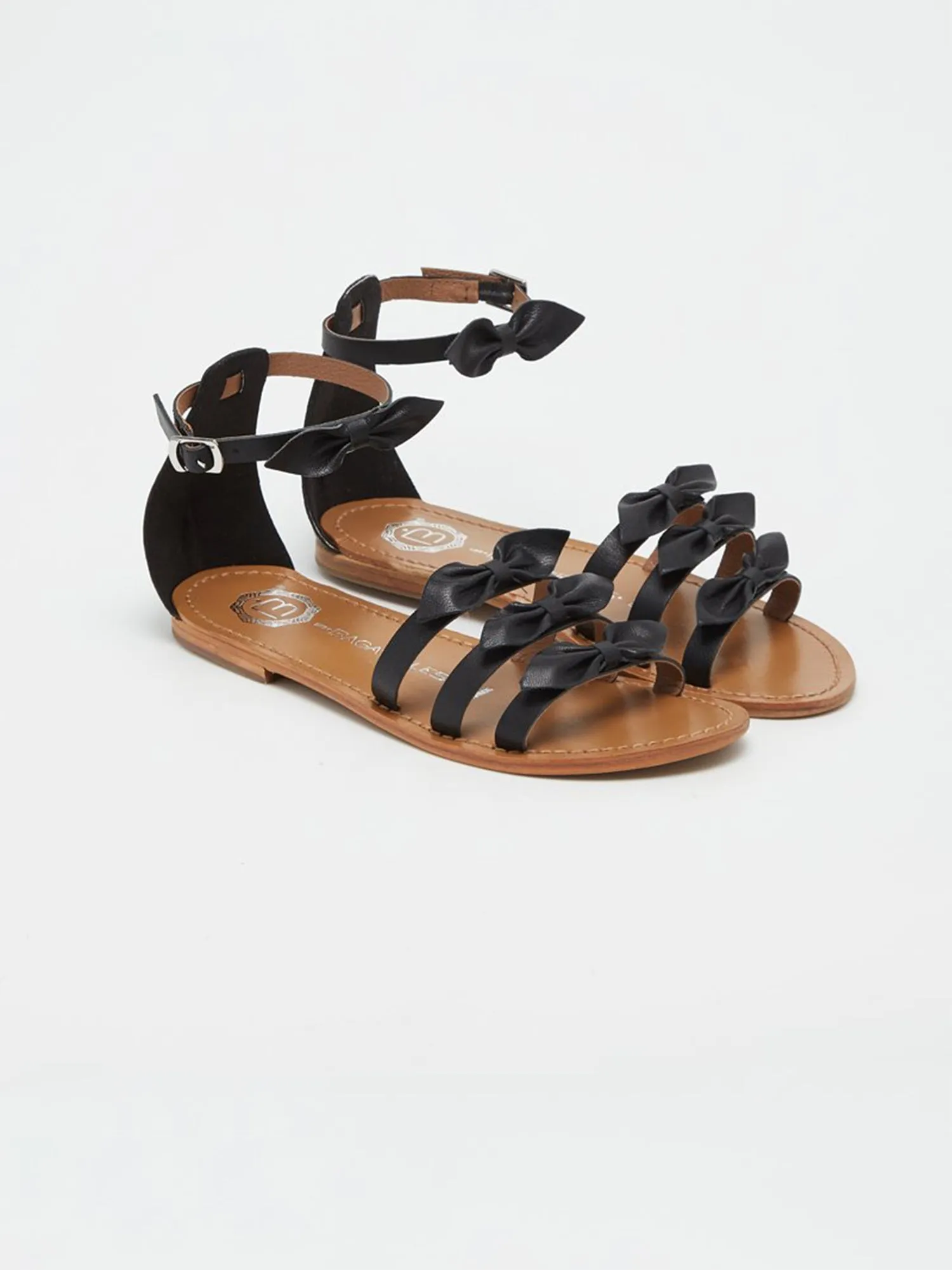SENECA Sandale neutre en cuir