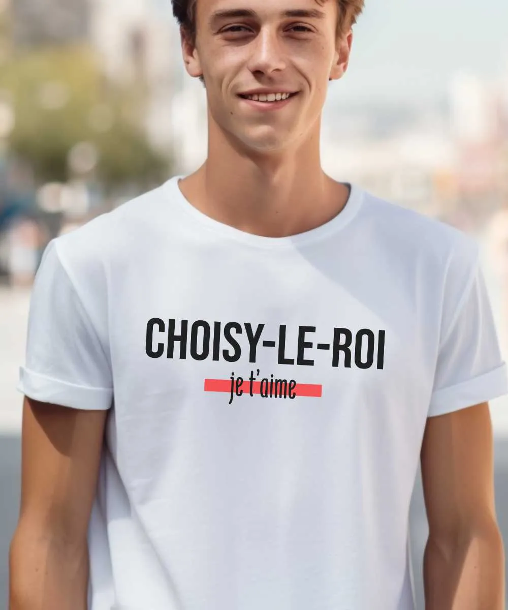 T-Shirt Choisy-le-Roi je t'aime