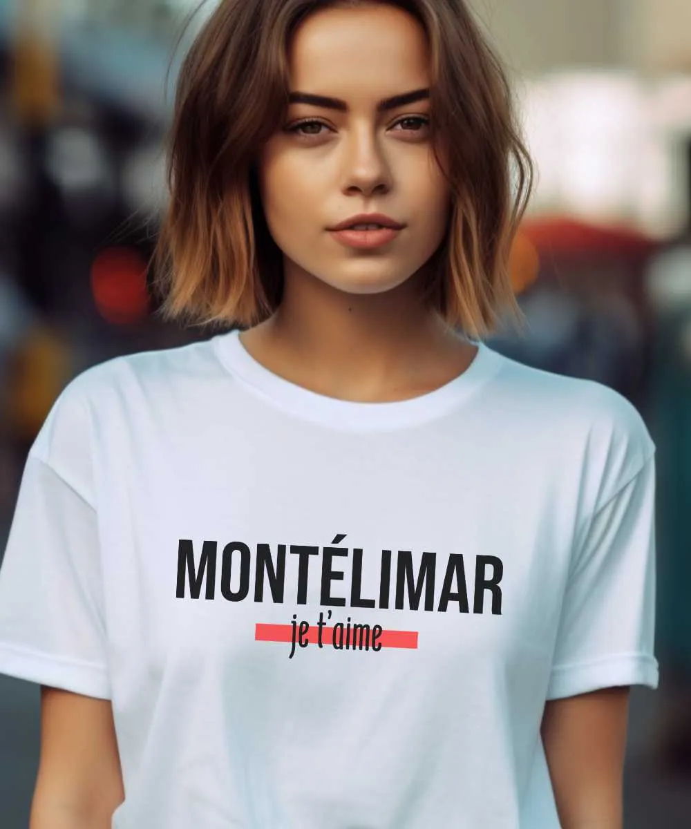 T-Shirt Montélimar je t'aime