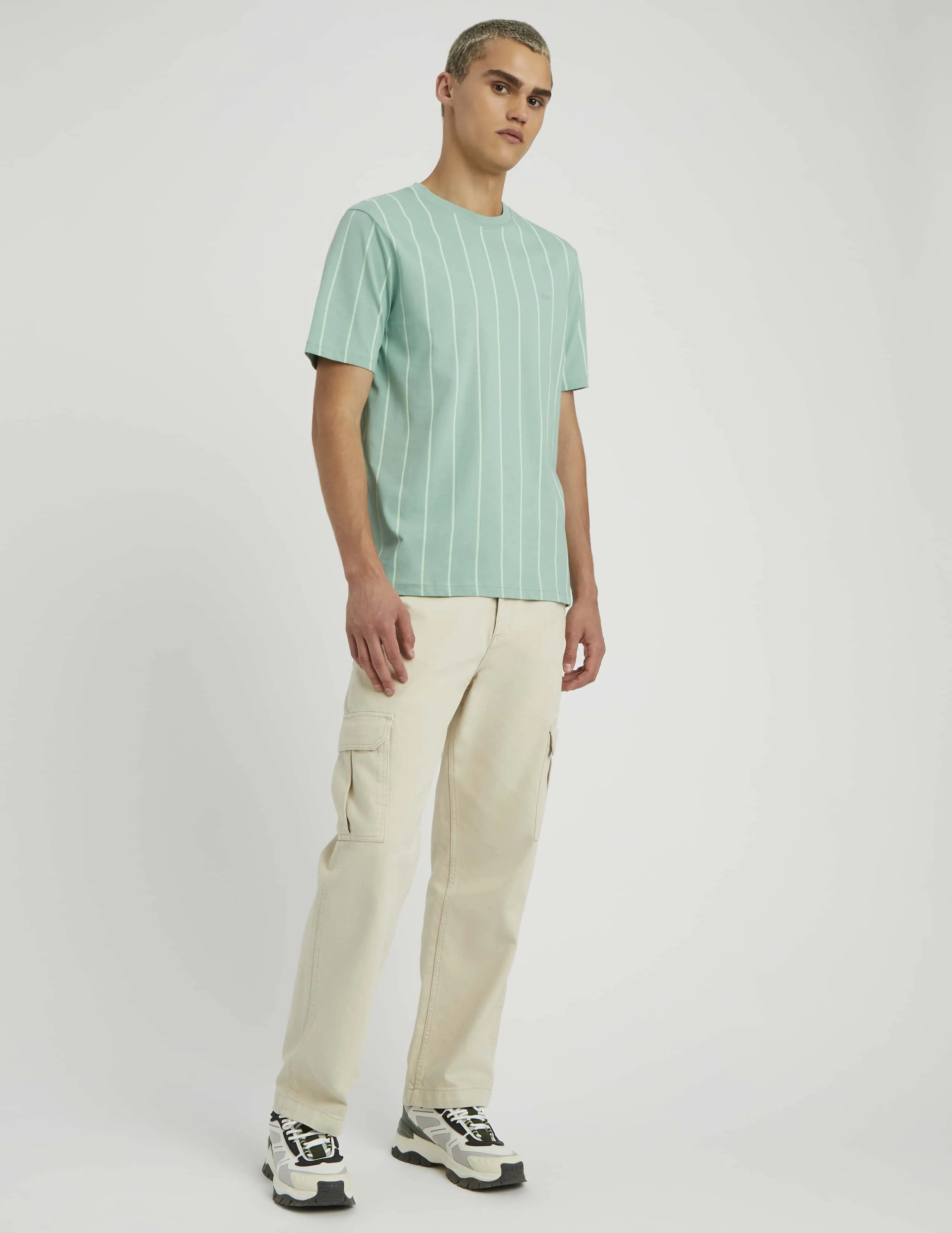 T-shirt rayures baseball