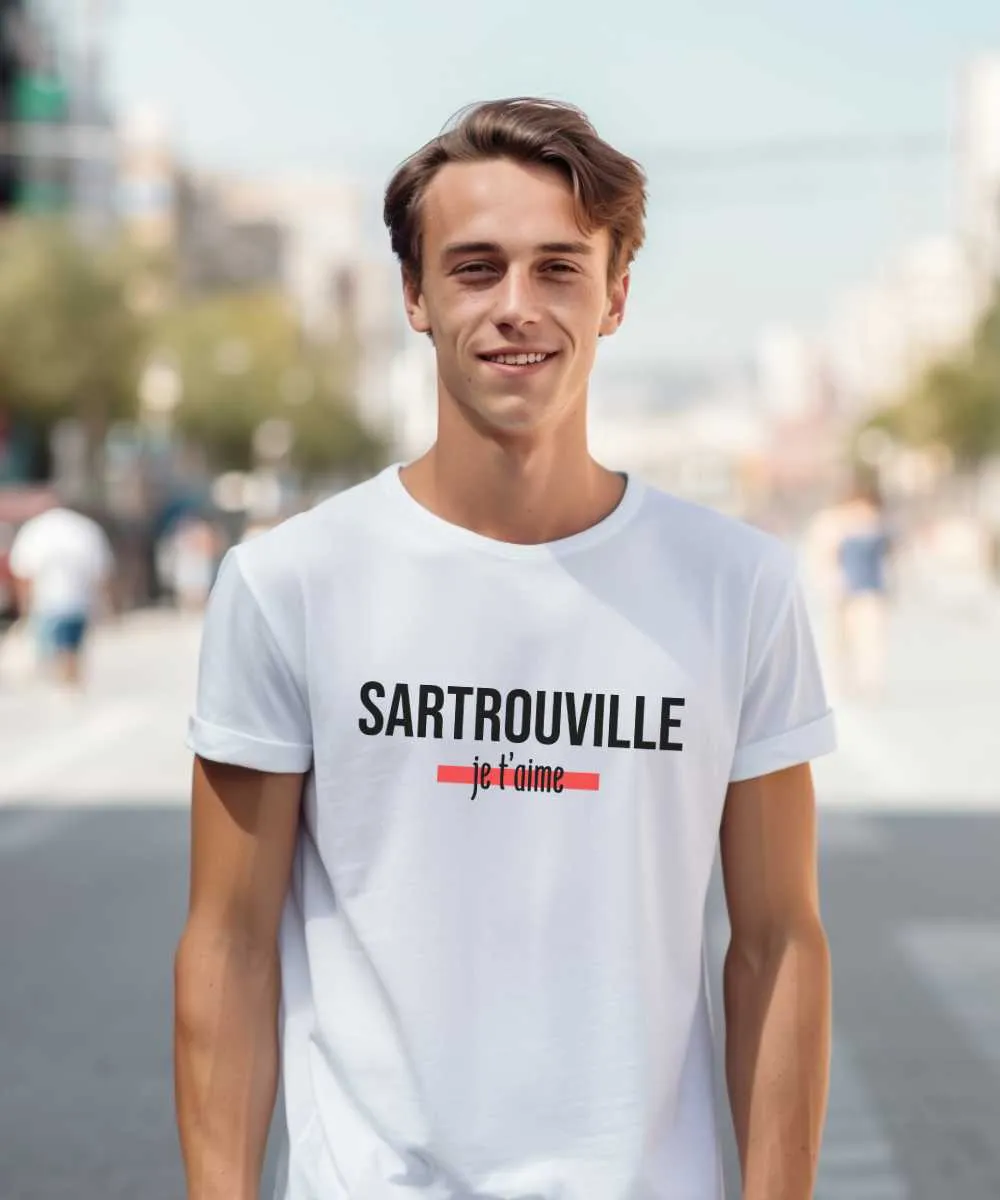 T-Shirt Sartrouville je t'aime