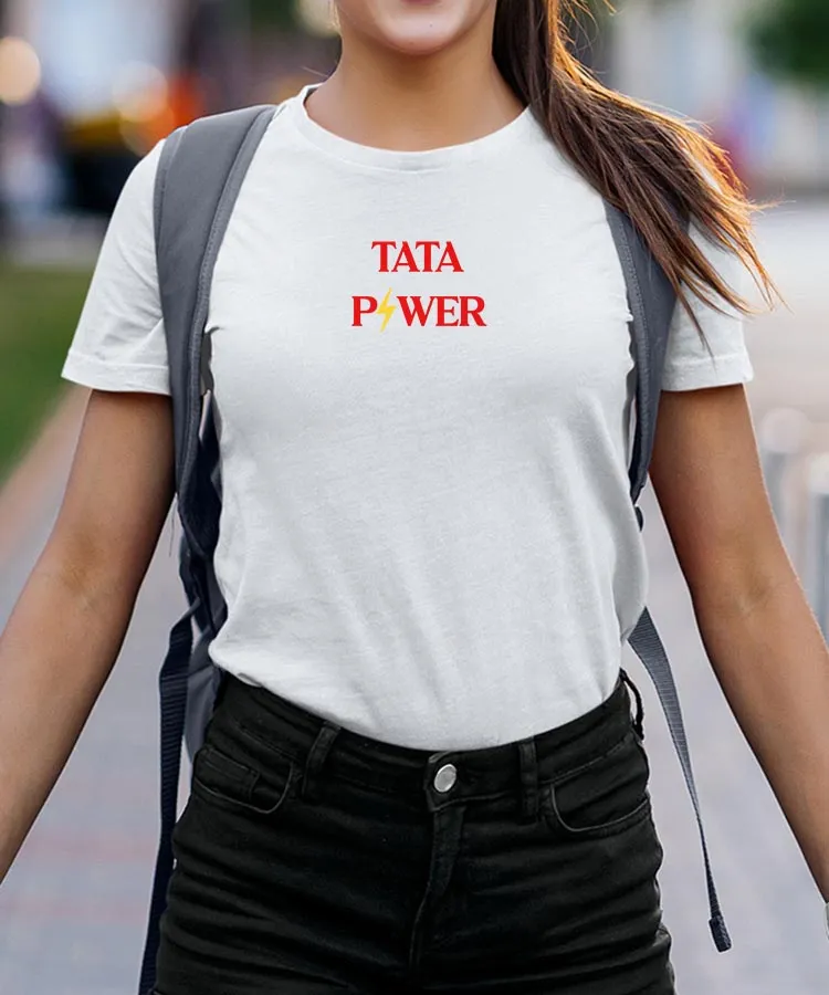 T-Shirt Tata Power Pour femme
