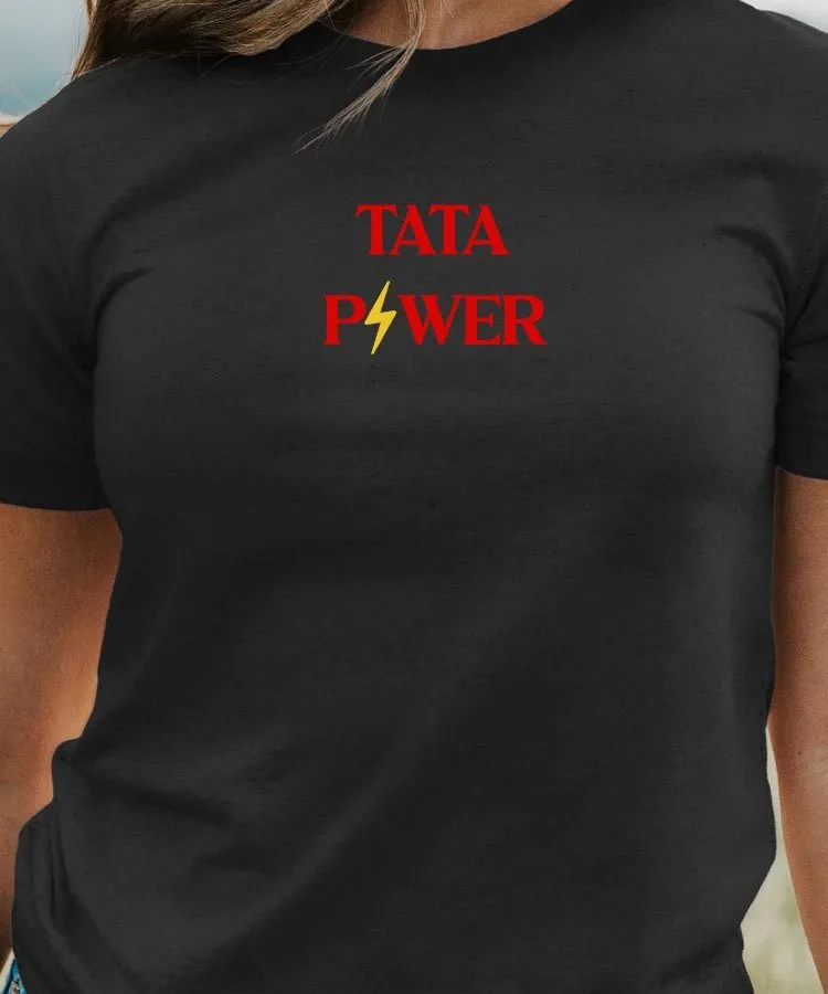 T-Shirt Tata Power Pour femme
