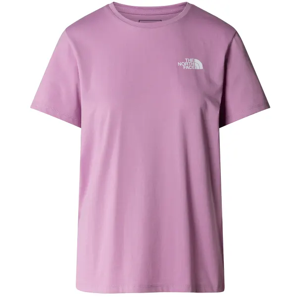 tee shirt the north face W FOUNDATION MOUNTAIN GRAPHIC TEE MINERAL PURPLE