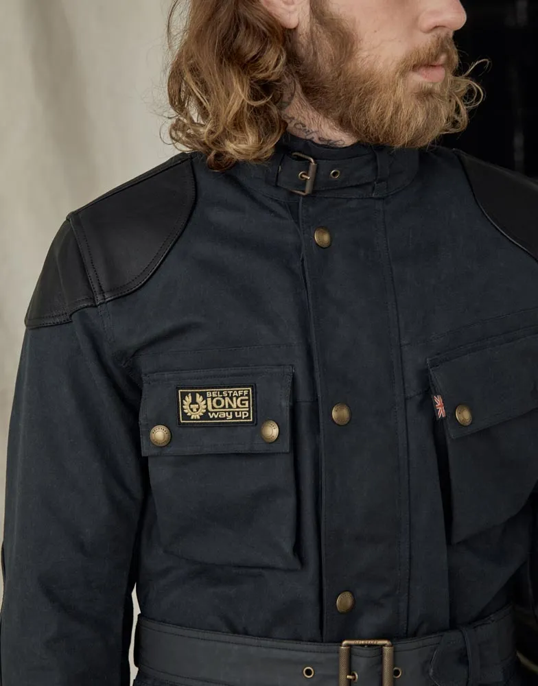 Veste Belstaff McGregor Pro vintage black, veste moto vintage