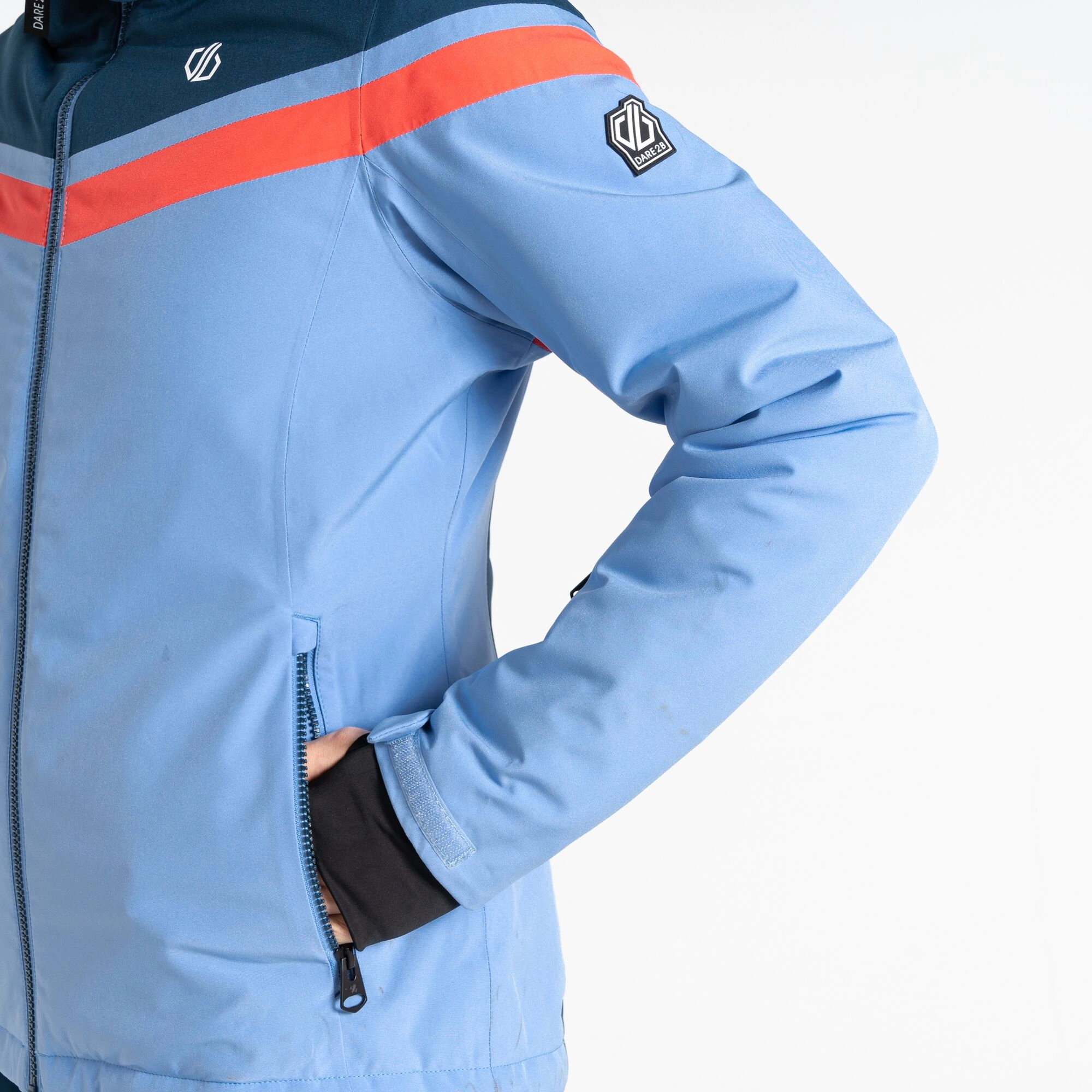 Veste de ski Femme Flurry | Bleuet Bleu & Rouge