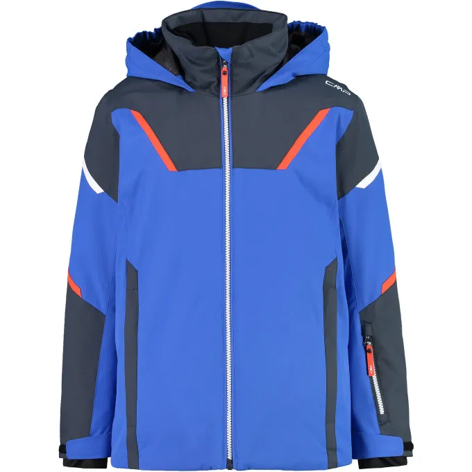 Veste de ski Junior CMP FIX HOOD TWILL SKI JACKET Bleu royal