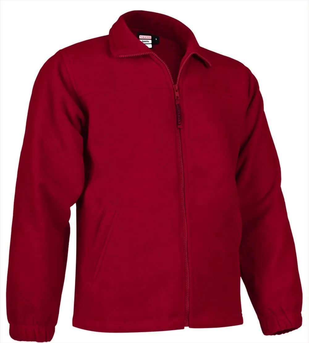 Veste polaire zippée - Homme - REF DAKOTA - rouge 