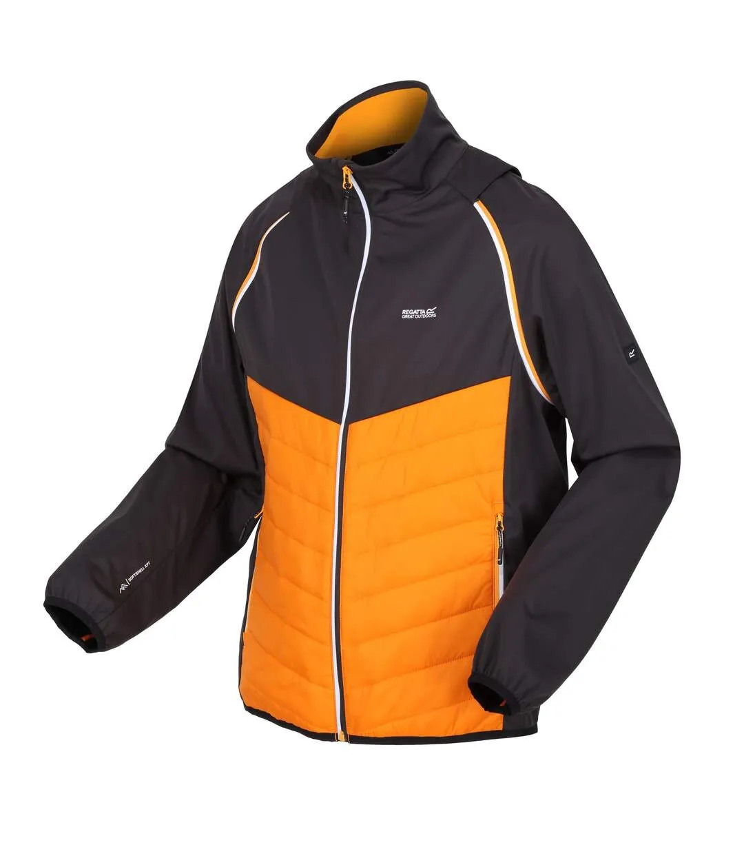 Veste softshell steren hybrid homme orange / cendre Regatta