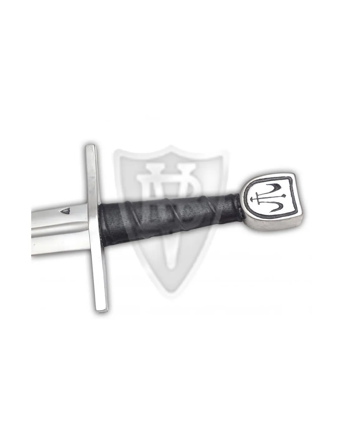 Épée médiévale fonctionnelle à une main, pommeau fleur de lys ⚔️ Boutique Épées