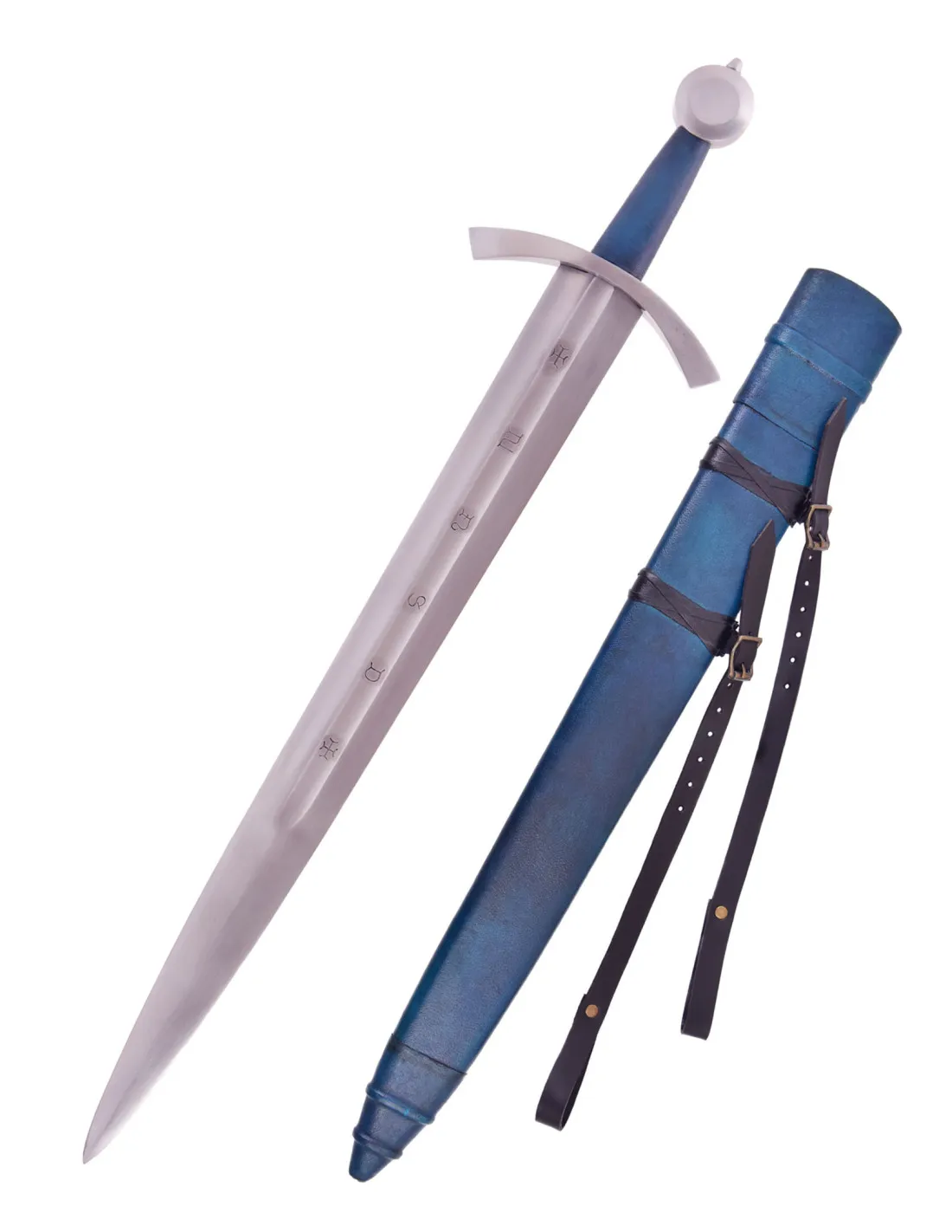 Épée médiévale à une main, Lac de Neuchâtel, avec fourreau XIIIe siècle ⚔️