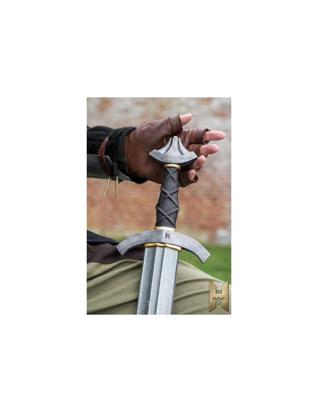Épée médiévale à une main série Stronghold, argent ⚔️ Boutique Épées