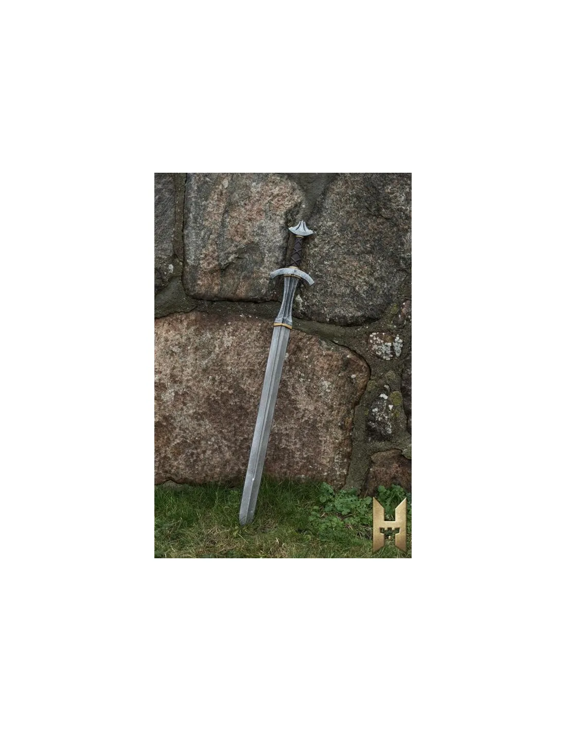 Épée médiévale à une main série Stronghold, nickel ⚔️ Boutique Épées